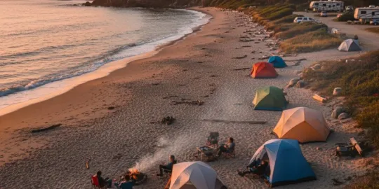 Best Camping Beaches In The USA